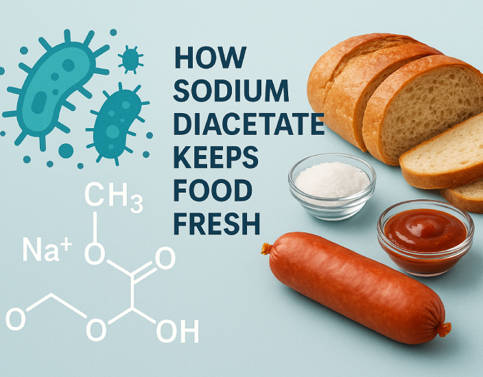 Comment le diacétate de sodium maintient les aliments frais